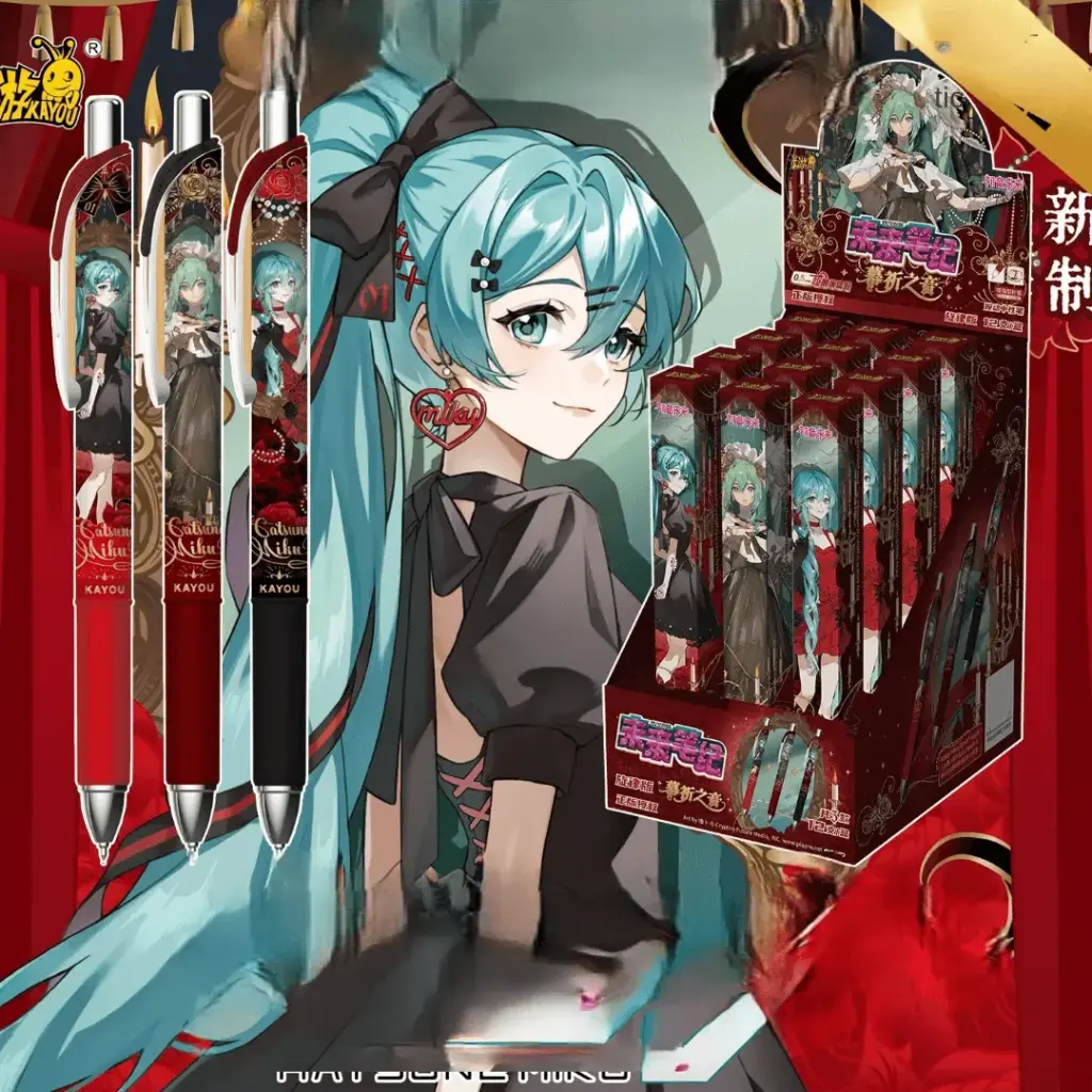 Display Stylos Kayou Hatsune Miku Gothic Collection 